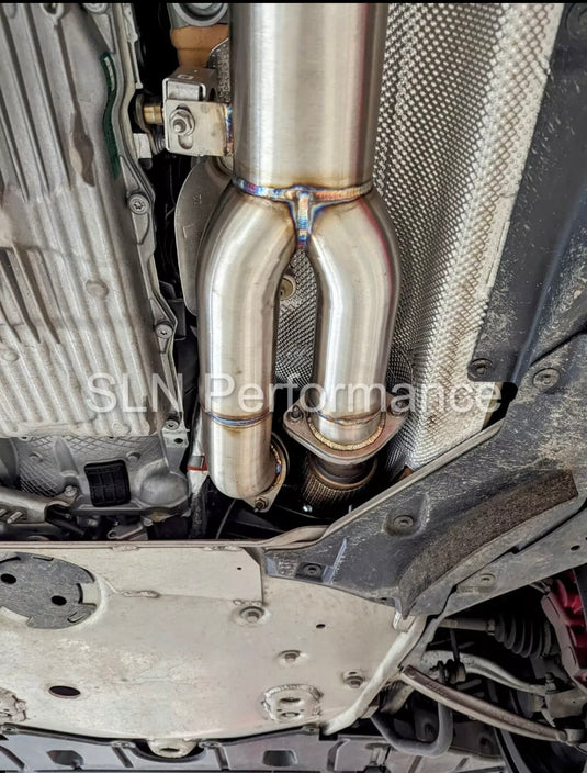 SLN Single Mid Pipe with Under-Brace - S58 M3 G80 M4 G82