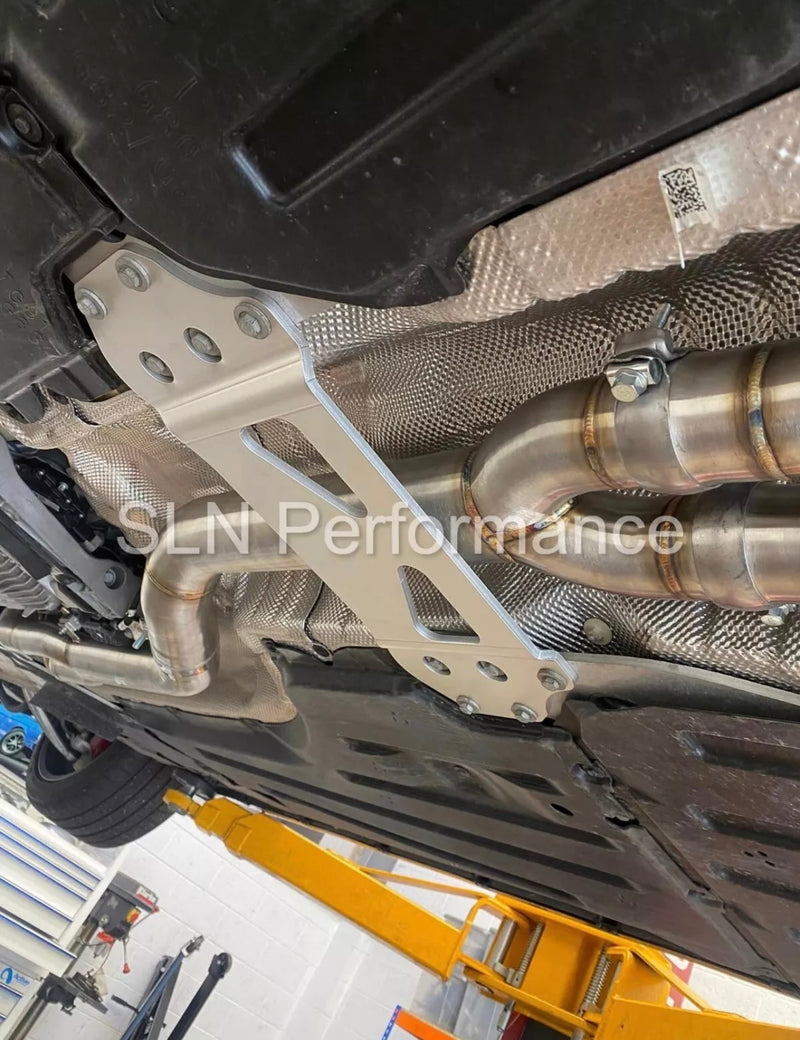 Load image into Gallery viewer, SLN Single Mid Pipe with Under-Brace - S58 M3 G80 M4 G82
