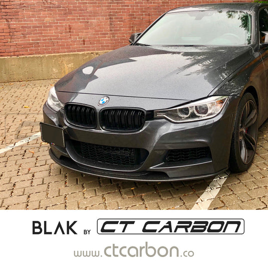 BMW F30 3 SERIES BLACK DOUBLE SLAT GRILLS - BLAK BY CT CARBON - CT Carbon