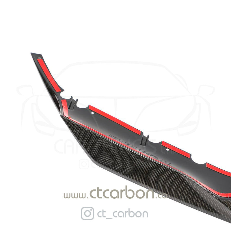 Load image into Gallery viewer, BMW F90 M5 &amp; M5C COMPETITION CARBON FIBRE SPLITTER - R STYLE - CT Carbon

