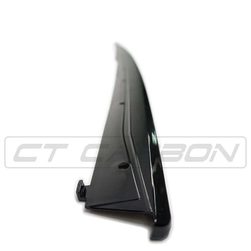 Load image into Gallery viewer, BMW 3 SERIES F30 GLOSS BLACK SIDE SKIRTS - MP STYLE - BLAK BY CT CARBON
