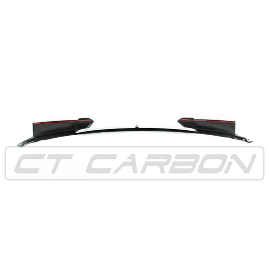 BMW 3 SERIES F30 GLOSS BLACK SPLITTER - MP STYLE - BLAK BY CT CARBON