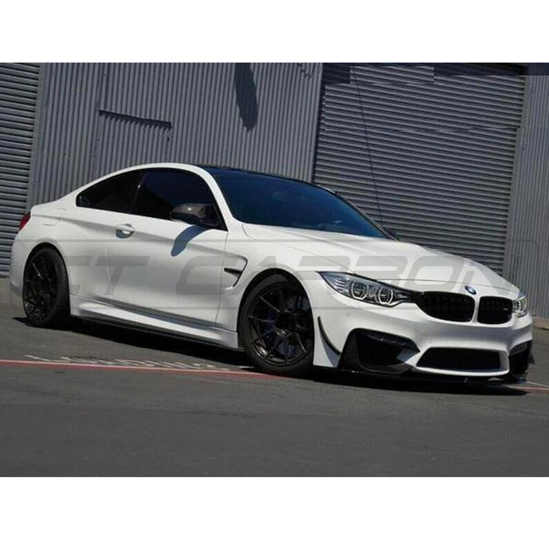 Load image into Gallery viewer, BMW M3/M4 (F80 F82 F83) CARBON FIBRE CANARD FINS
