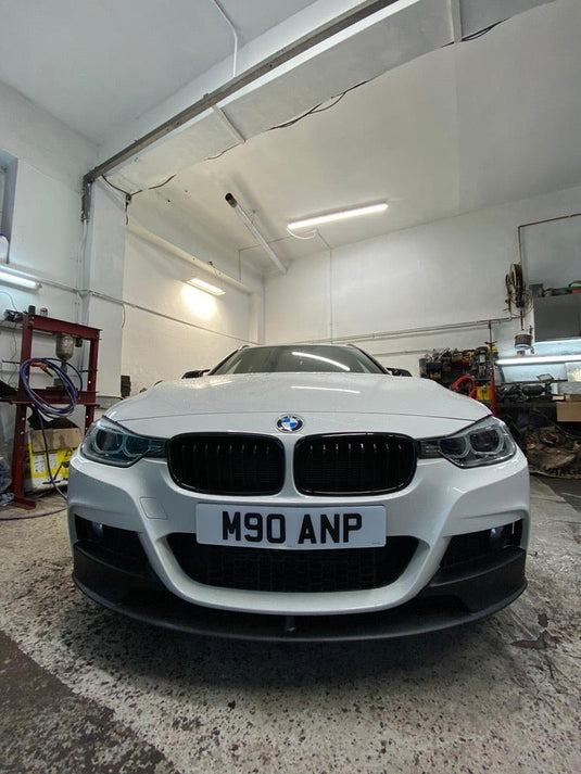 BMW 3 SERIES F30 MATTE BLACK SPLITTER - MP STYLE