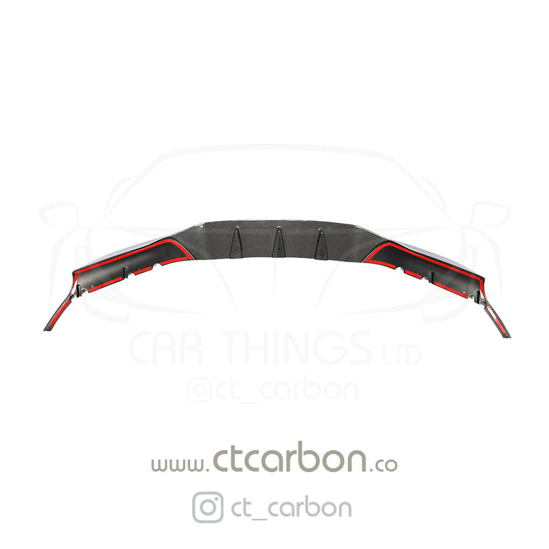 Load image into Gallery viewer, BMW F90 M5 &amp; M5C COMPETITION CARBON FIBRE SPLITTER - R STYLE - CT Carbon
