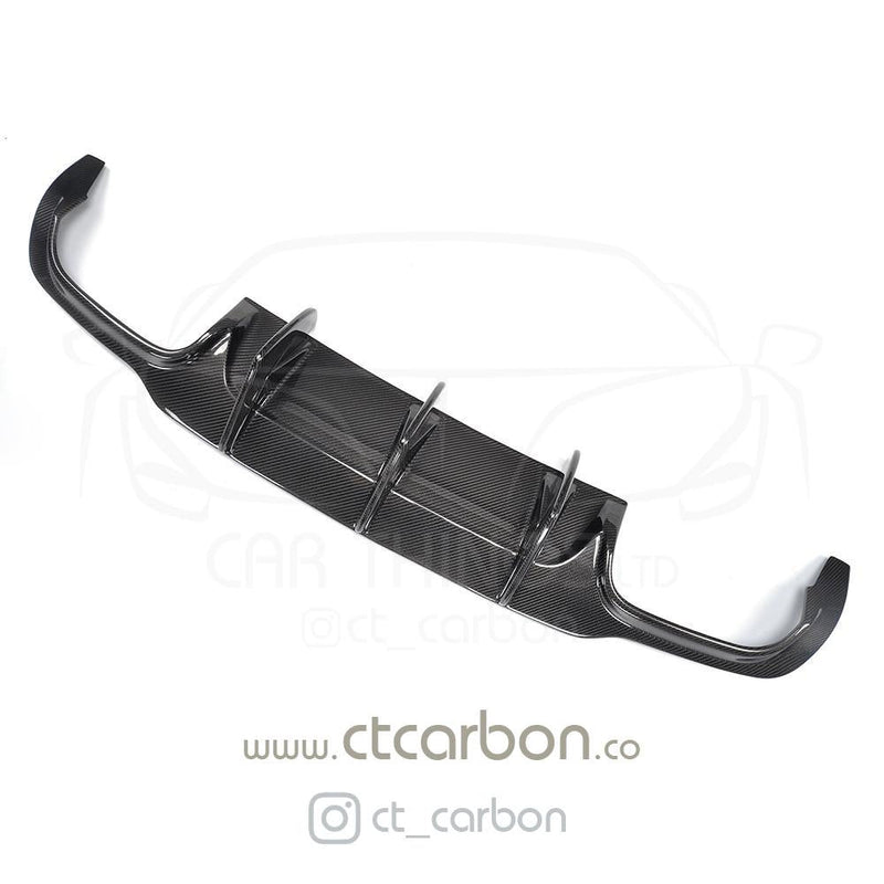 Load image into Gallery viewer, MERCEDES C-CLASS C63 W204 CARBON FIBRE DIFFUSER - DTM STYLE - CT Carbon
