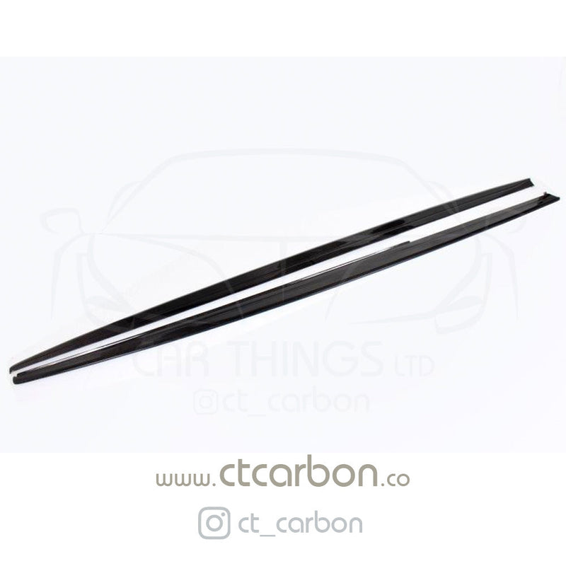 Load image into Gallery viewer, BMW F30 3 SERIES CARBON FIBRE SIDE SKIRTS - MP STYLE - CT Carbon
