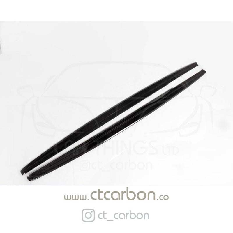 Load image into Gallery viewer, BMW F30 3 SERIES CARBON FIBRE SIDE SKIRTS - MP STYLE - CT Carbon
