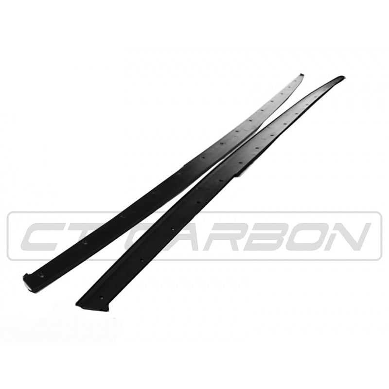 Load image into Gallery viewer, BMW 3 SERIES F30 GLOSS BLACK SIDE SKIRTS - MP STYLE - BLAK BY CT CARBON
