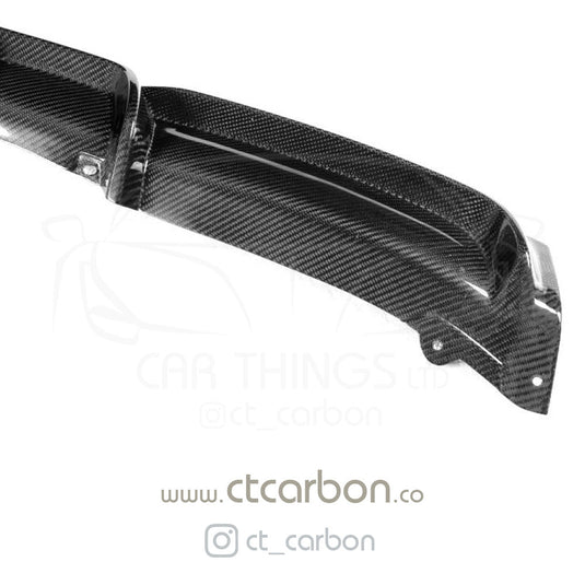 BMW F30 3 SERIES CARBON FIBRE DIFFUSER - MP STYLE - SINGLE EXHAUST - CT Carbon