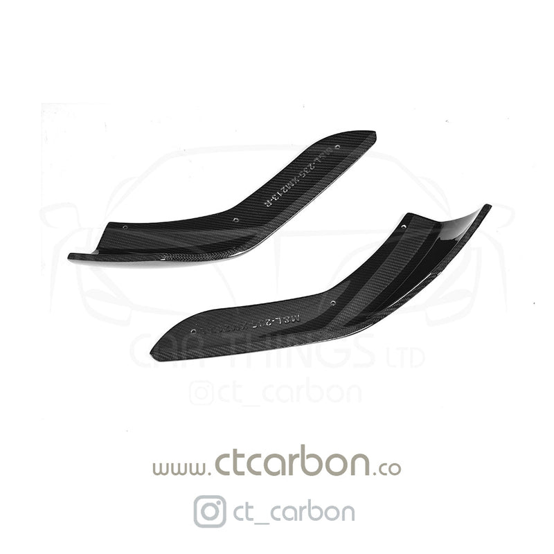 Load image into Gallery viewer, BMW M2 / M2C F87 CARBON FIBRE SPLITTERS - MP STYLE - CT Carbon
