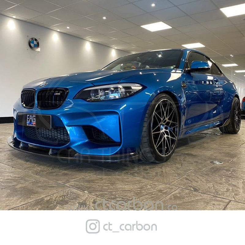 Load image into Gallery viewer, BMW M2 / M2C F87 CARBON FIBRE SIDE SKIRTS - MP STYLE - CT Carbon
