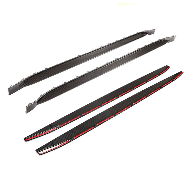 BMW M3 G80 CARBON FIBRE SIDE SKIRT REPLACEMENT & EXTENSION - CT DESIGN