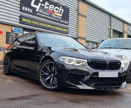 BMW F90 M5 & M5C COMPETITION CARBON FIBRE SPLITTER - R STYLE - CT Carbon