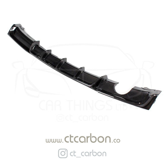 BMW F30 3 SERIES CARBON FIBRE DIFFUSER - MP STYLE - SINGLE EXHAUST - CT Carbon