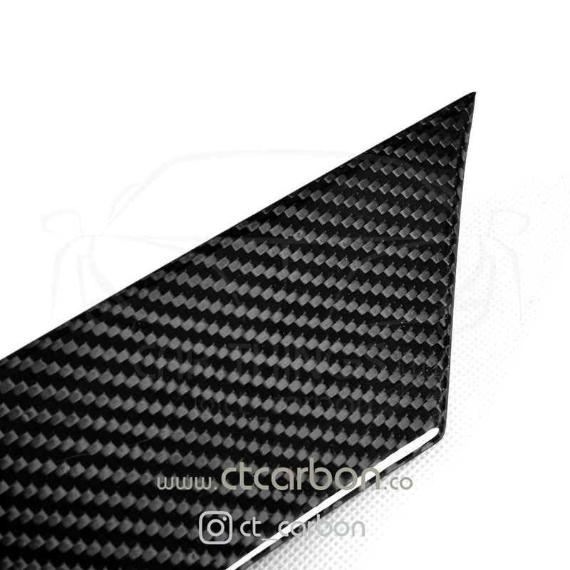 Load image into Gallery viewer, BMW M3/M4 (F80 F82 F83) UPPER FRONT CARBON FIBRE CANARDS - CT Carbon
