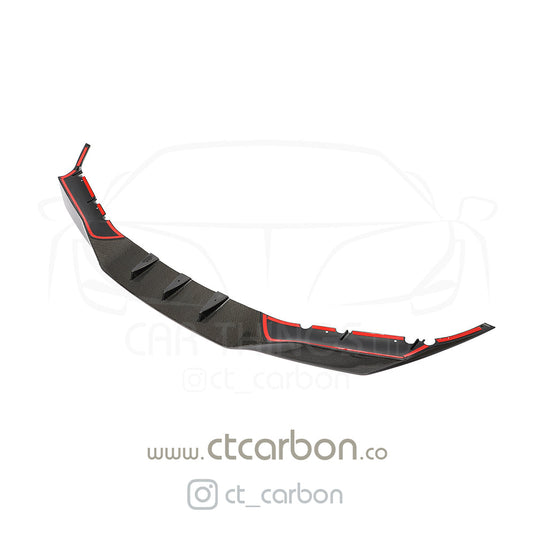 BMW F90 M5 & M5C COMPETITION CARBON FIBRE SPLITTER - R STYLE - CT Carbon