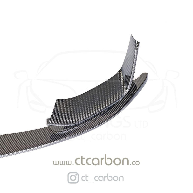 Load image into Gallery viewer, BMW M3/M4 (F80 F82 F83) CARBON FIBRE SPLITTER (3 PIECE) - MP STYLE - CT Carbon
