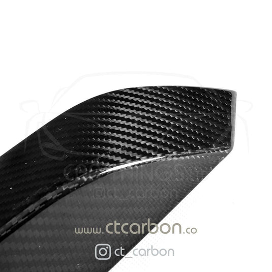 BMW M3/M4 (F80 F82 F83) UPPER FRONT CARBON FIBRE CANARDS - CT Carbon