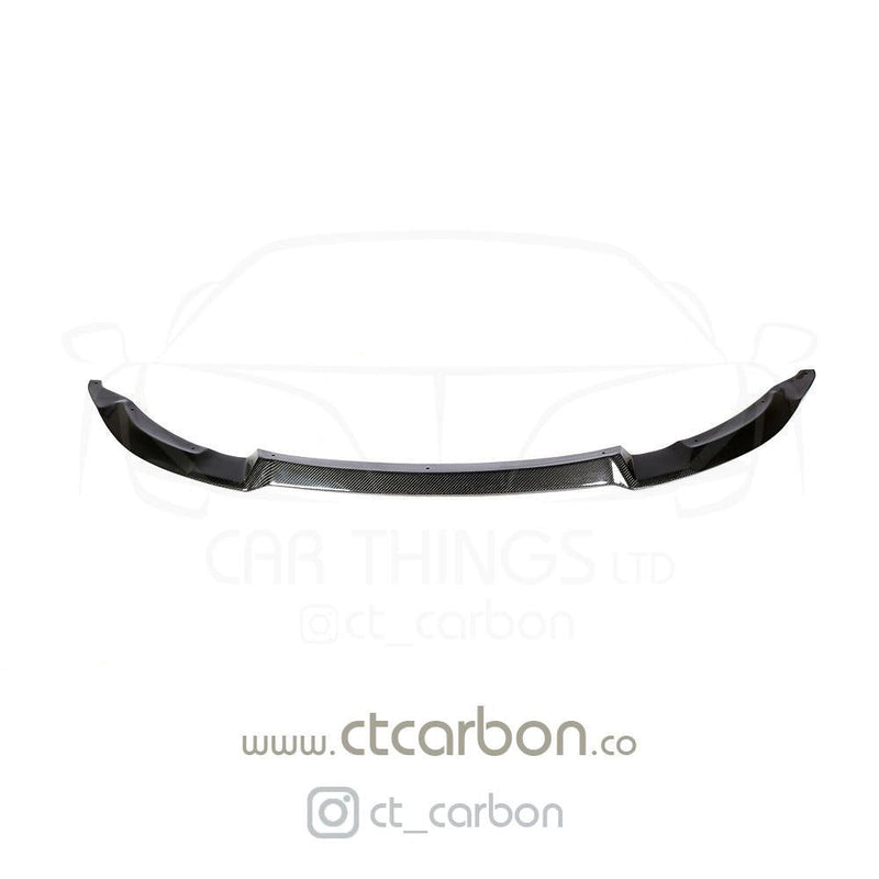 Load image into Gallery viewer, BMW M3/M4 (F80 F82 F83) CARBON FIBRE SPLITTER - CS STYLE - CT Carbon
