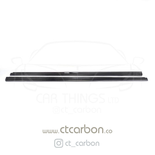 MERCEDES W204 C63 CARBON FIBRE SIDE SKIRTS - CT Carbon