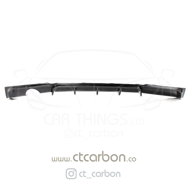 Load image into Gallery viewer, BMW F30 3 SERIES CARBON FIBRE DIFFUSER - MP STYLE - SINGLE EXHAUST - CT Carbon
