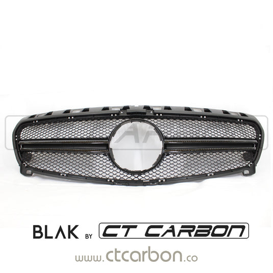 MERCEDES W176 A-CLASS & CLA-CLASS 2010-2016 BLACK GRILL - BLAK BY CT CARBON - CT Carbon