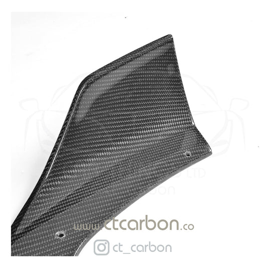 BMW M2 / M2C F87 CARBON FIBRE SPLITTERS - MP STYLE - CT Carbon