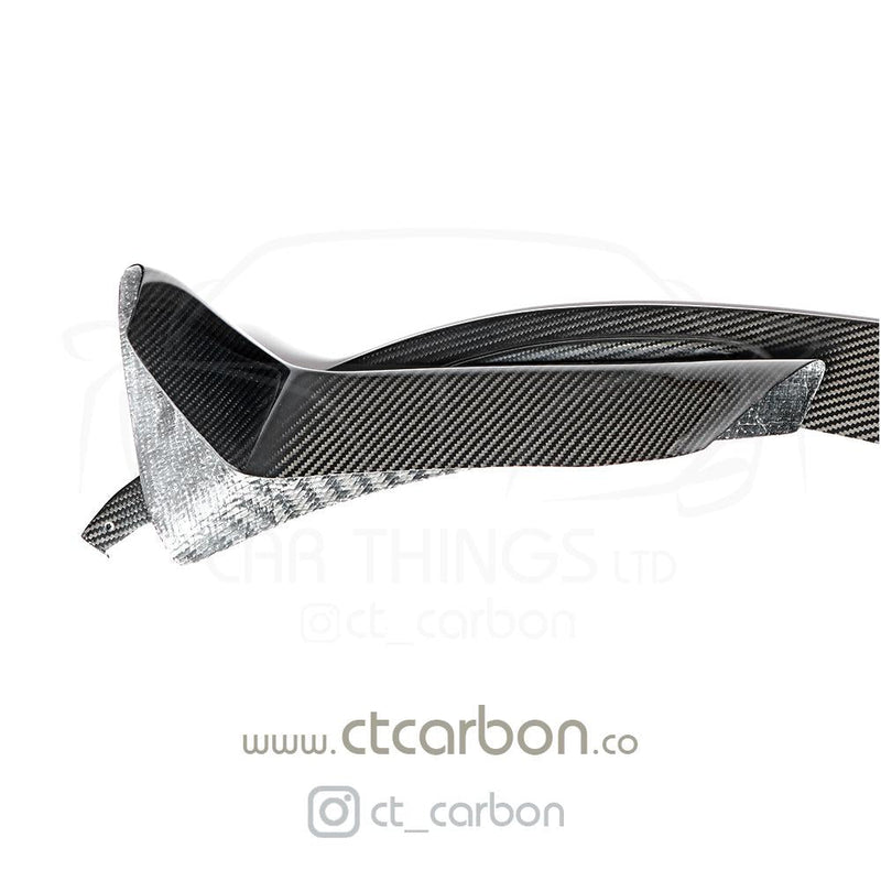 Load image into Gallery viewer, BMW M3/M4 (F80 F82 F83) CARBON FIBRE SPLITTER (3 PIECE) - MP STYLE - CT Carbon
