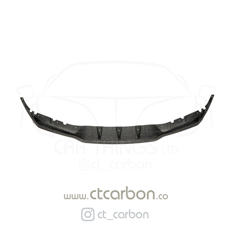 Load image into Gallery viewer, BMW F90 M5 &amp; M5C COMPETITION CARBON FIBRE SPLITTER - R STYLE - CT Carbon
