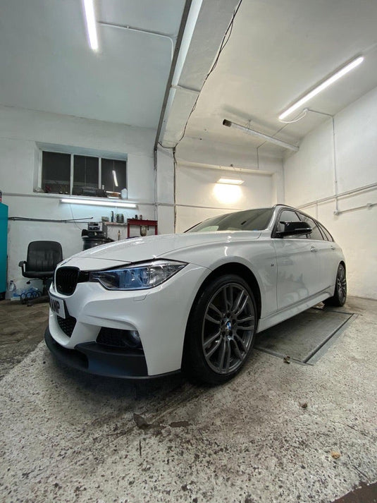 BMW 3 SERIES F30 MATTE BLACK SPLITTER - MP STYLE