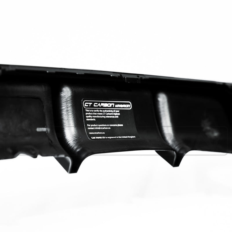 Load image into Gallery viewer, BMW 3 SERIES F30 MATTE BLACK DIFFUSER - TWIN EXIT
