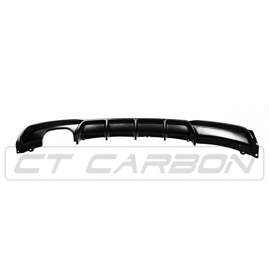 BMW 3 SERIES F30 MATTE BLACK DIFFUSER - TWIN EXIT