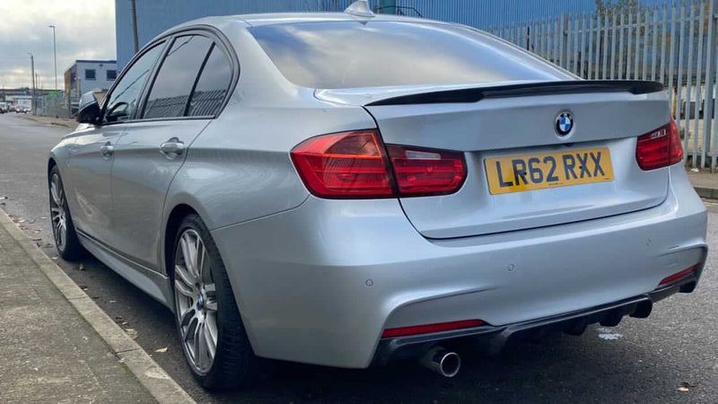 Load image into Gallery viewer, BMW F30 3 SERIES CARBON FIBRE DIFFUSER - MP STYLE - SINGLE EXHAUST - CT Carbon
