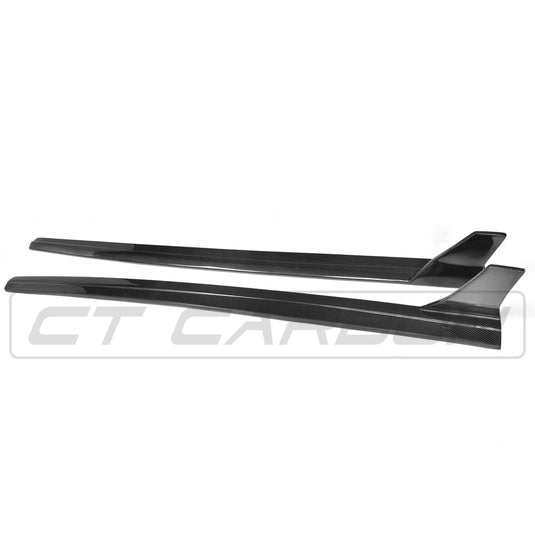 AUDI A3/S3/RS3 8V SALOON CARBON FIBRE SIDE SKIRTS - V2