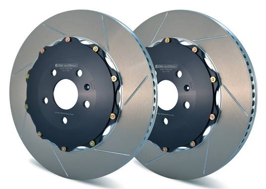 Girodisc: Rear 2 Piece Discs: F8X M2/M3/M4 (BLUE Callipers) (Standard Iron Discs)