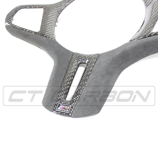 BMW Gxx M CAR CARBON FIBRE STEERING WHEEL TRIM