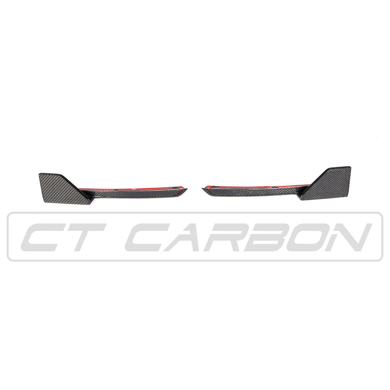 Load image into Gallery viewer, BMW X3 G01 CARBON FIBRE REAR BUMPER CORNERS

