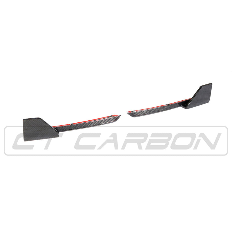 Load image into Gallery viewer, BMW X3 G01 CARBON FIBRE REAR BUMPER CORNERS

