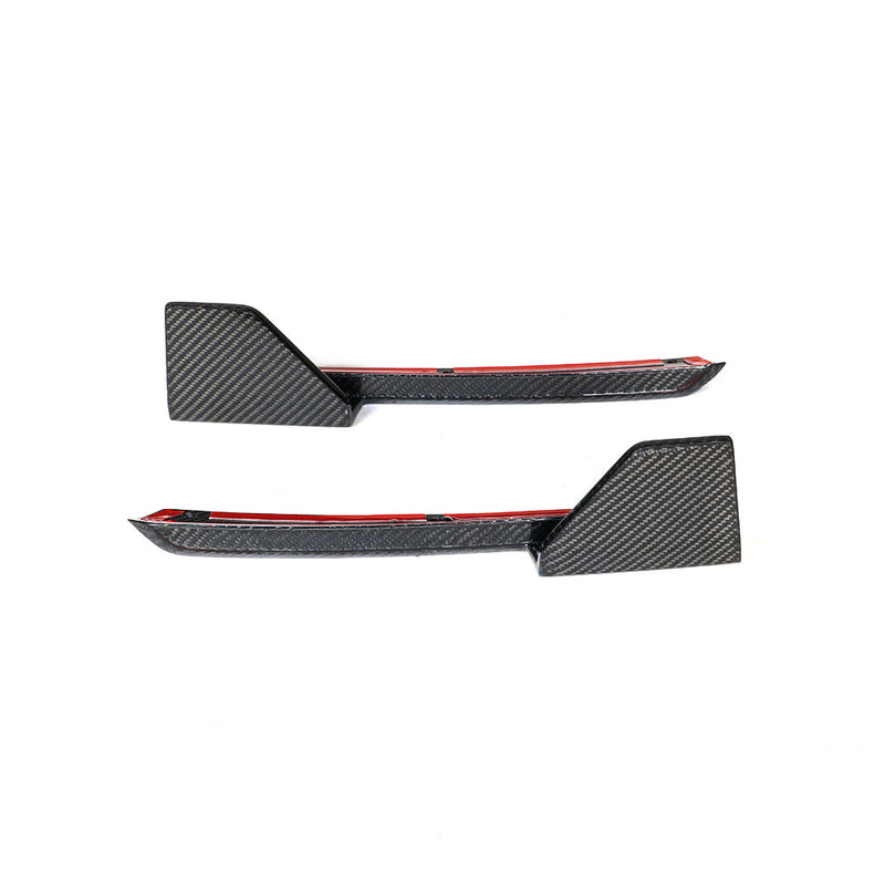 Load image into Gallery viewer, BMW X3 G01 CARBON FIBRE REAR BUMPER CORNERS
