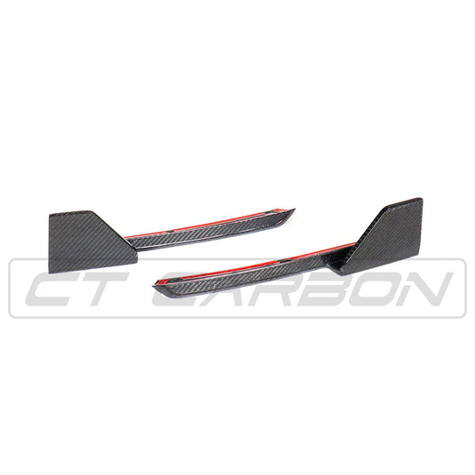 BMW X3 G01 CARBON FIBRE REAR BUMPER CORNERS