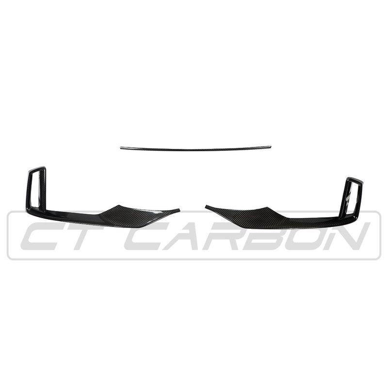 Load image into Gallery viewer, AUDI RS3 8V FACELIFT CARBON FIBRE BUMPER TRIM
