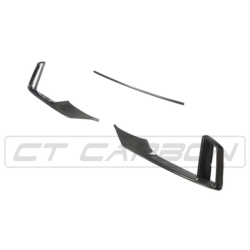 Load image into Gallery viewer, AUDI RS3 8V FACELIFT CARBON FIBRE BUMPER TRIM
