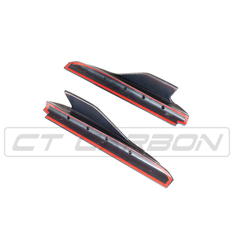 Load image into Gallery viewer, AUDI R8 V10 GEN 2 CARBON FIBRE SIDE SKIRTS
