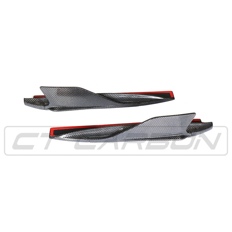 Load image into Gallery viewer, AUDI R8 V10 GEN 2 CARBON FIBRE SIDE SKIRTS

