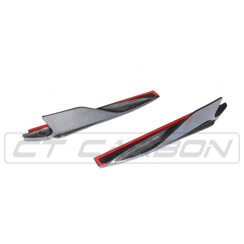 Load image into Gallery viewer, AUDI R8 V10 GEN 2 CARBON FIBRE SIDE SKIRTS

