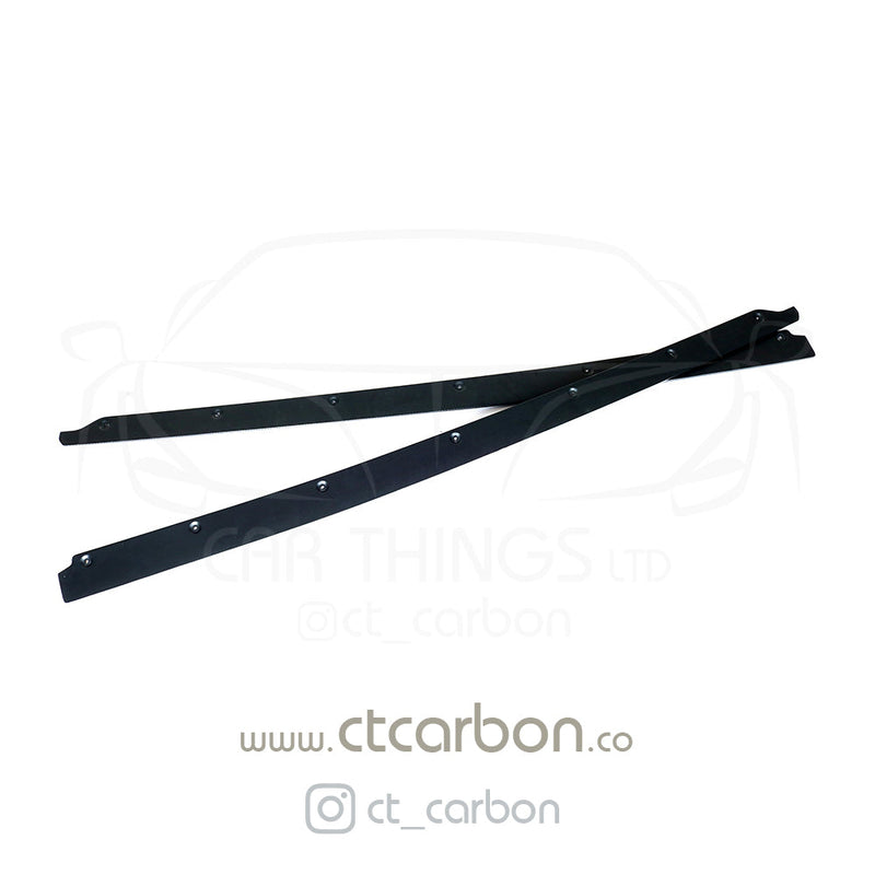 Load image into Gallery viewer, AUDI R8 V10 GEN 2 CARBON FIBRE SIDE SKIRTS - CT CARBON - CT Carbon
