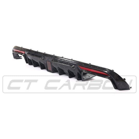 MERCEDES C63 W205 SALOON/ESTATE FORGED CARBON FIBRE DIFFUSER - B STYLE