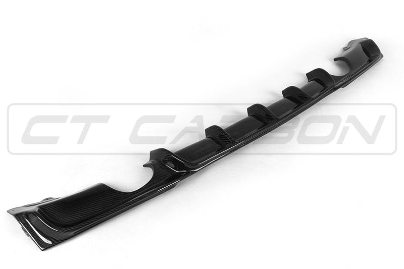 Load image into Gallery viewer, BMW F30 3 SERIES CARBON FIBRE DIFFUSER - MP STYLE - DUAL EXHAUST
