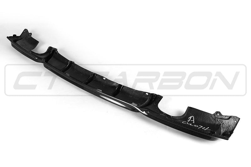 Load image into Gallery viewer, BMW F30 3 SERIES CARBON FIBRE DIFFUSER - MP STYLE - DUAL EXHAUST
